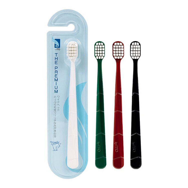 ITO Ultra Fine Wide Head Toothbrush RandomColor 1P 1 count