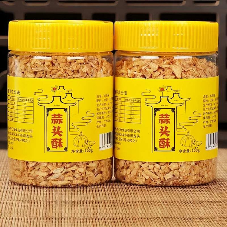 潮汕老牌干蒜蓉油炸蒜蓉酥调料 100 克 (min 2)