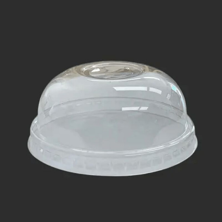 Disposable PET Plastic Lid 95mm -  Dome 50 each