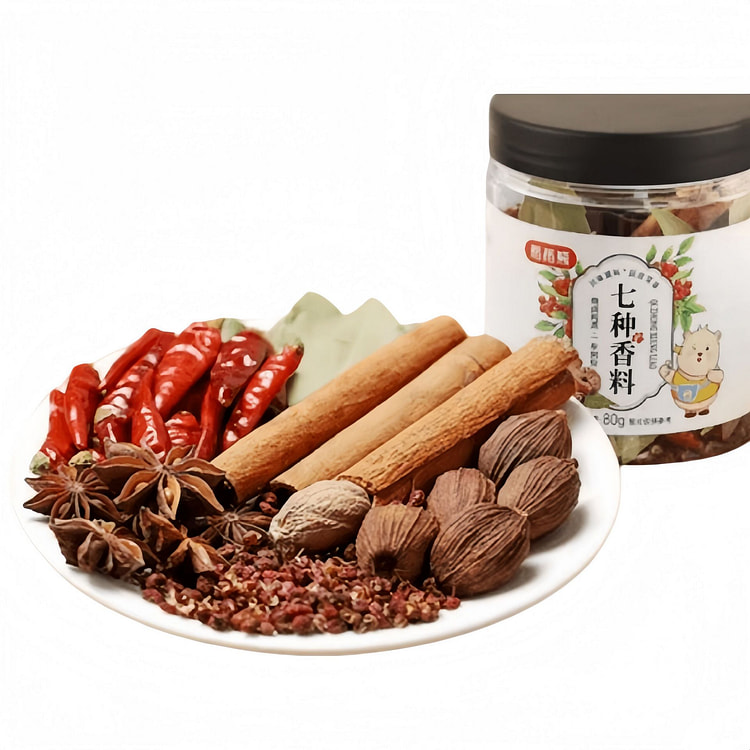 稻稻熊 七种香料80g1盒混合香料炖菜卤煮专用香料 80 盒