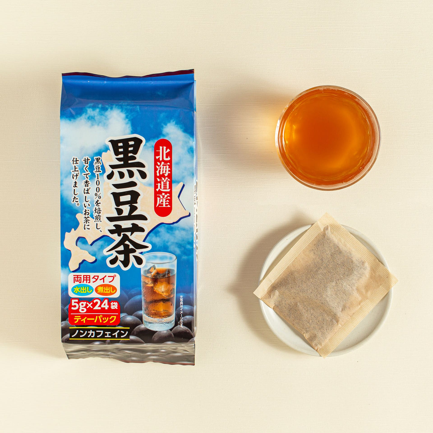 Chikiriya – Hokkaido Kuromamecha (Black Soybean Tea) – Tea bags – 4.23oz 1 each