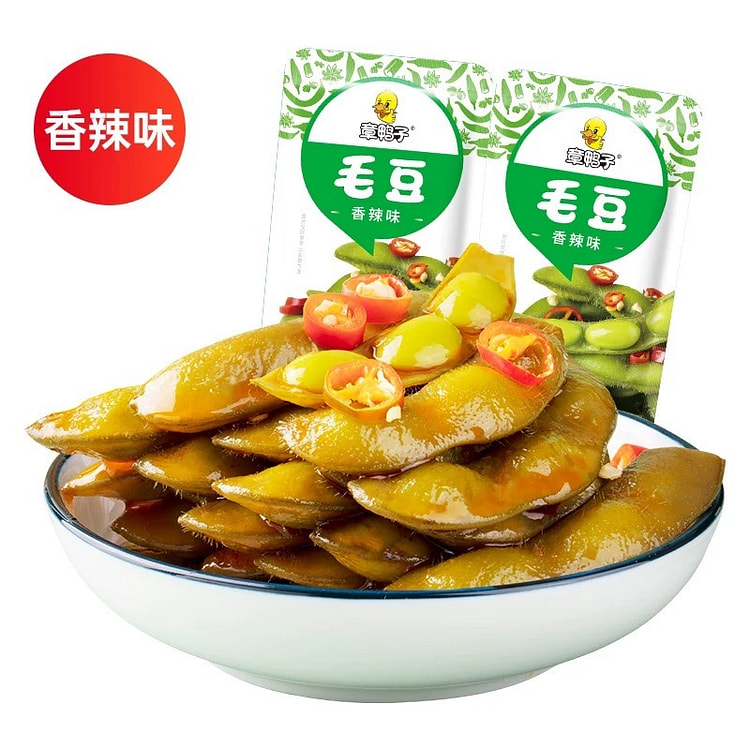 章鸭子   香辣毛豆即食  20包 400 克