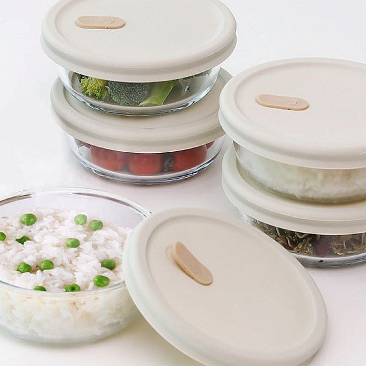 Neoflam 微波炉冷冻米饭容器盒 10 个