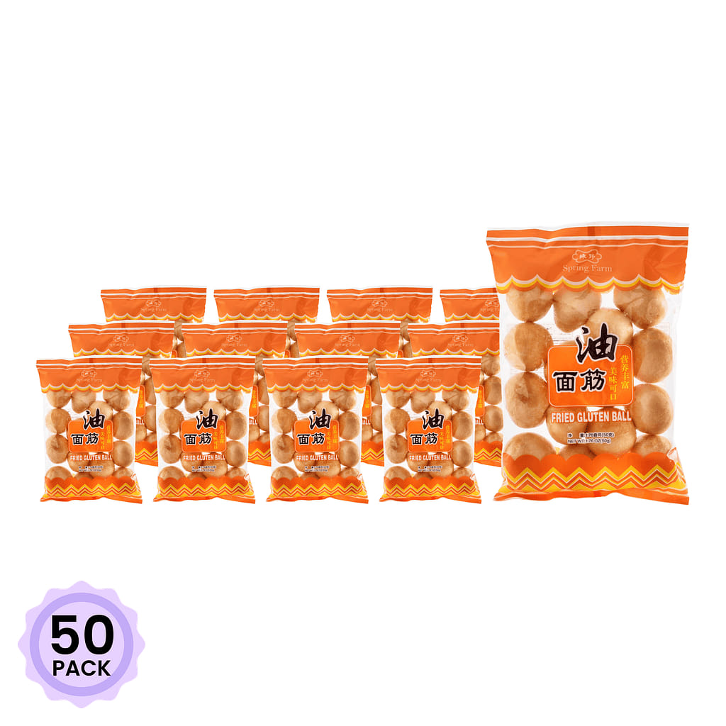 Spring Farm Fried Gluten Balls 12pcs 50 g*50 pack