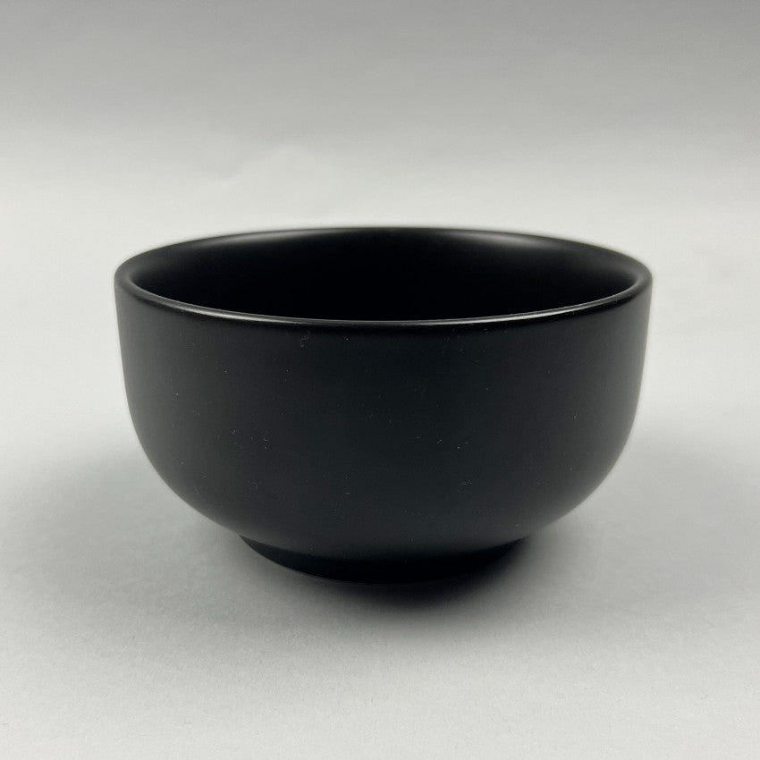 Bowery Matte Bold Small-Medium Soup Bowl, 5dia.(14 oz), Black 1 each