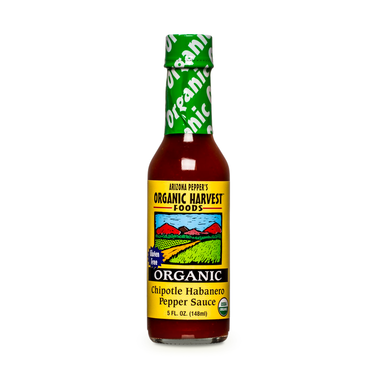 Arizona Pepper's Organic Harvest Foods 辣椒酱 - 烟熏味与哈瓦那辣椒 148 毫升