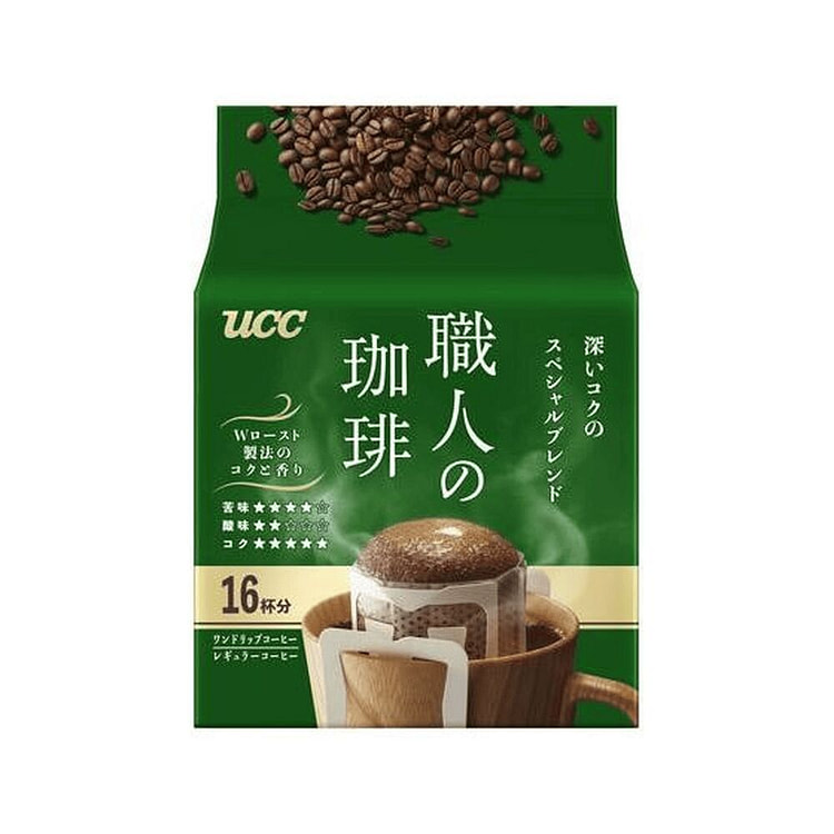 UCC 职人咖啡 浓郁醇厚拼配 7g×16杯 1 个