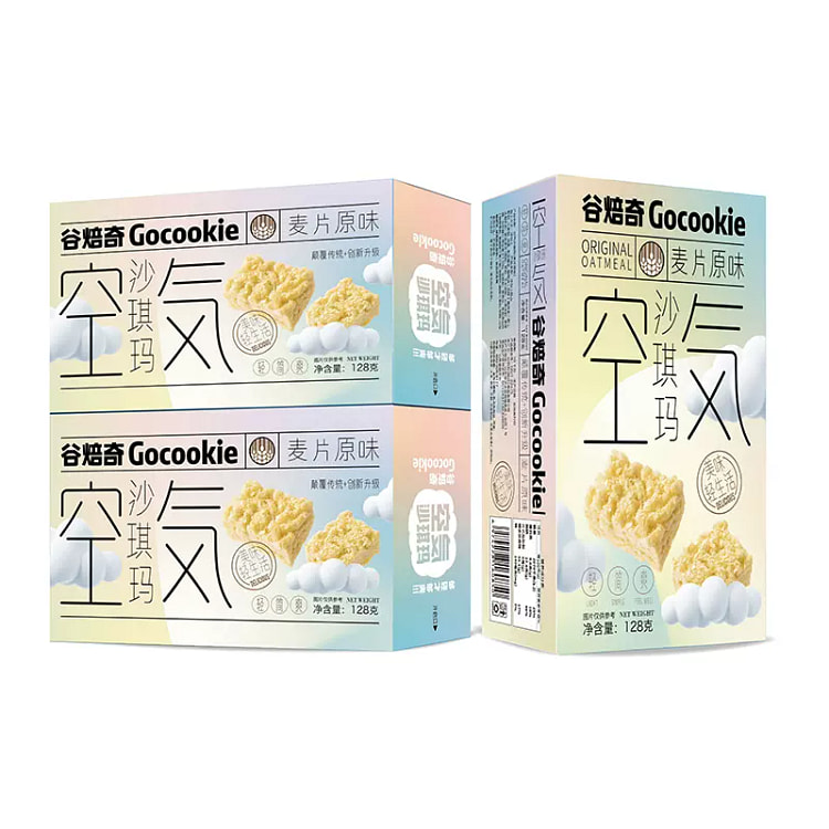 谷焙奇空气沙琪玛麦片原味128g*1盒