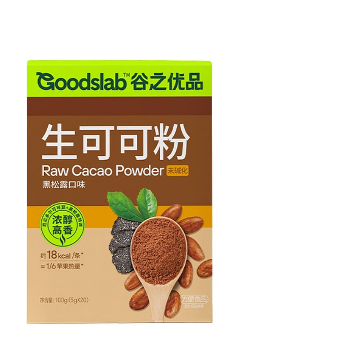谷之优品 生可可粉无糖未碱化饮冲泡 100g*1盒