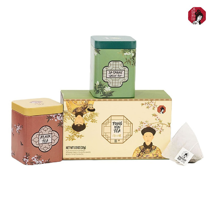 茶颜悦色 | 同心瓶/茉莉绿茶&红茶 2 克*16 包