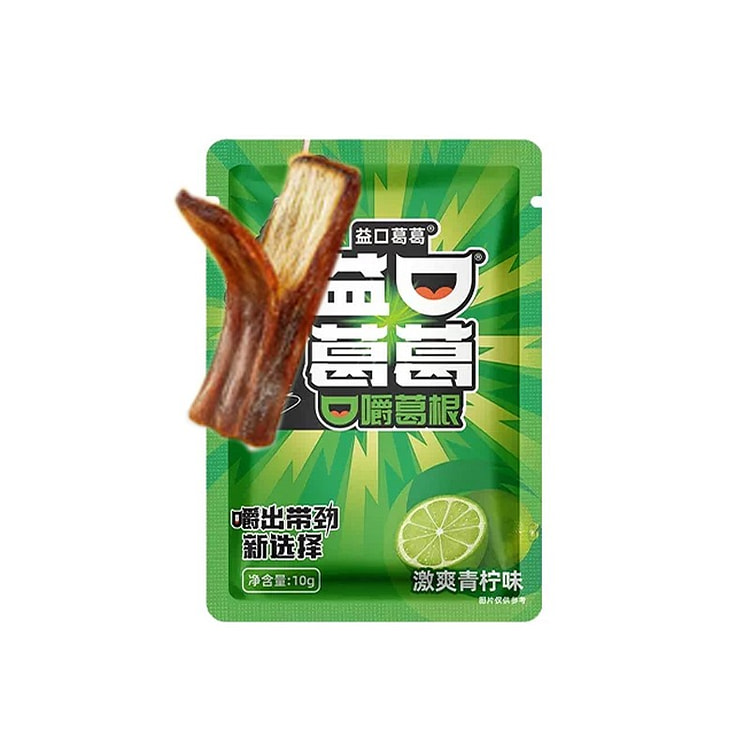 益口葛葛盒装植物葛根口嚼休闲零食青柠味10g*1 10 克