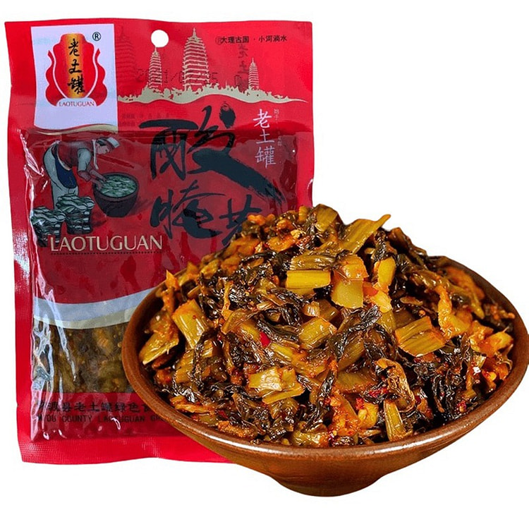 老土罐 酸腌菜 咸菜香辣下饭 云南弥渡特产 50 克