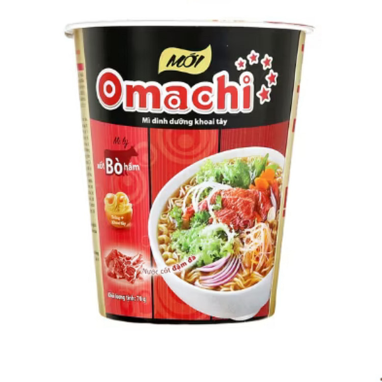 Beef Stew Sauce Omachi Potato Noodles  113gr