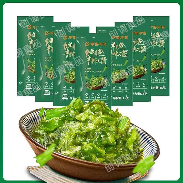 呷哺呷哺 鲜脆青椒酱15g*10包 150 克
