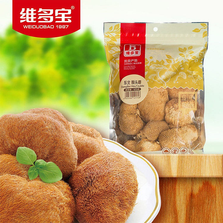 Weiduobao Northeast Hericium Erinaceus 1pc 125 g