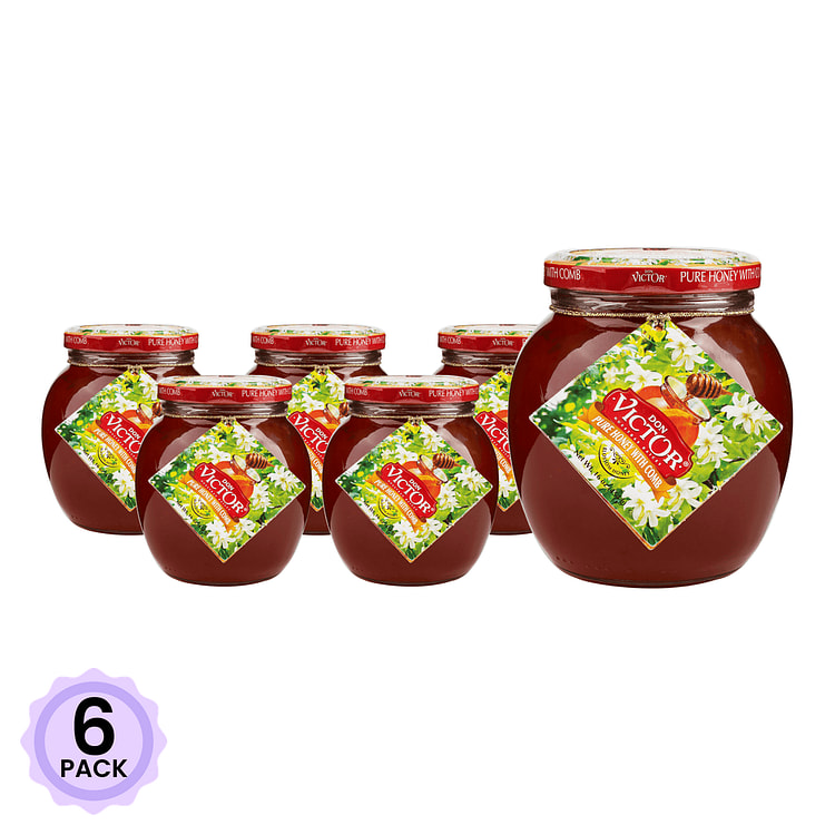 Victor 蜂蜜罐头 16 盎司*6 包