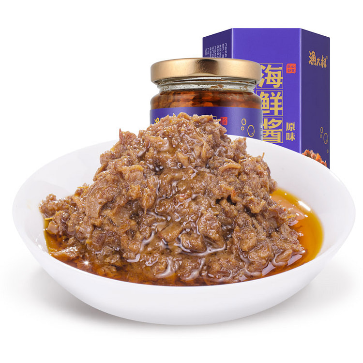 渔大叔拌饭面干贝酱火锅蘸料海鲜酱原味120g*1瓶