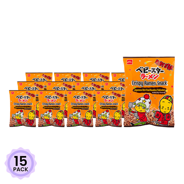 Baby Star 干脆面 日式炒面味 70 克*15 包