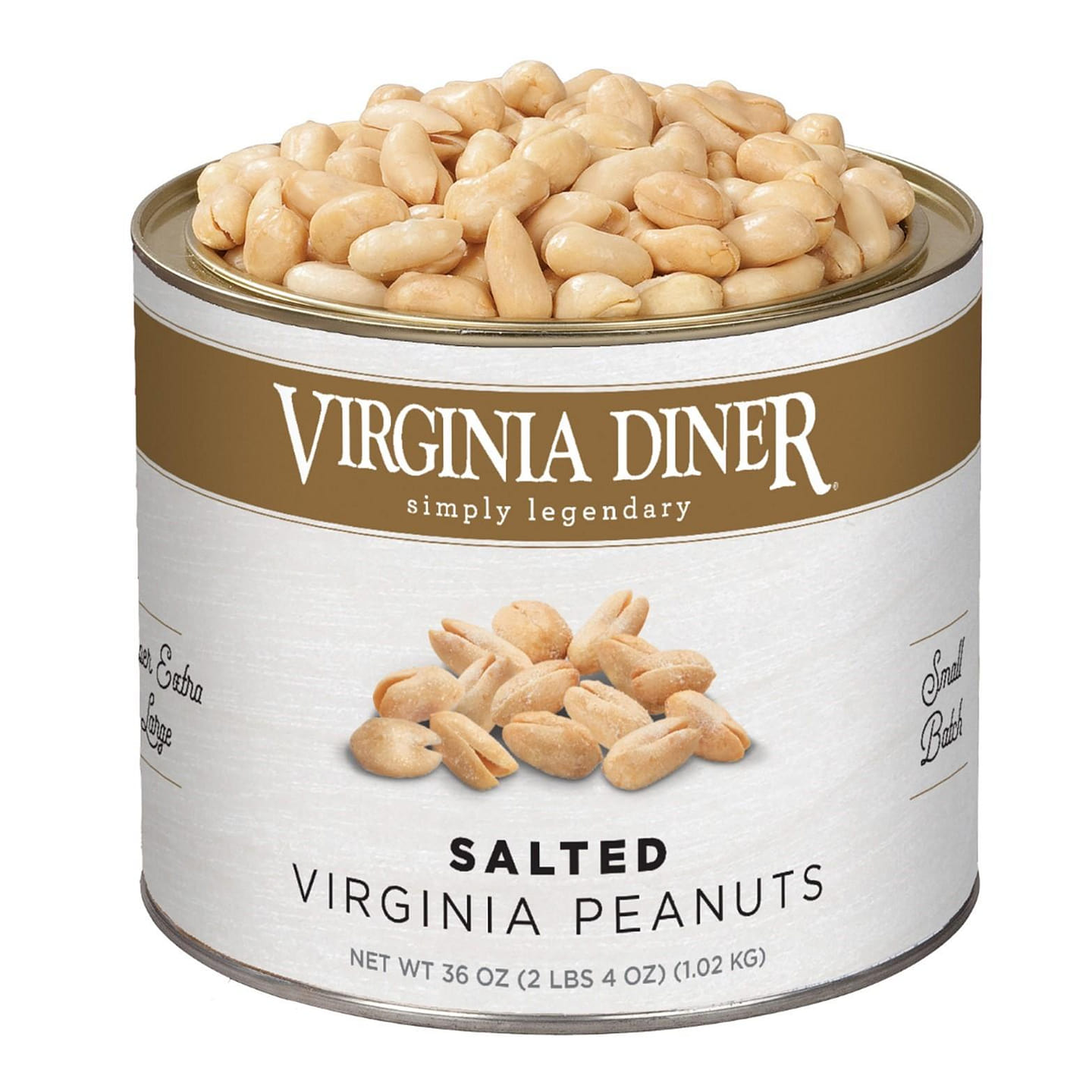 Virginia Diner Salted Peanuts 36 oz