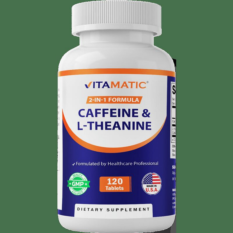 L-茶氨酸 200 毫克，含咖啡因