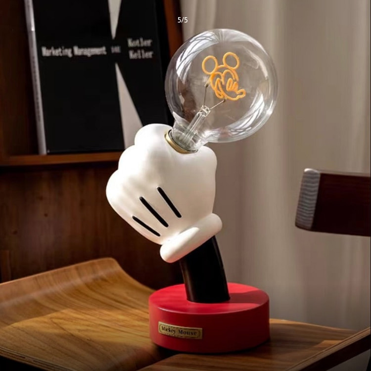 迪士尼卡通可爱卧室ins北欧网红潮玩送礼物米奇灯儿 1 盒