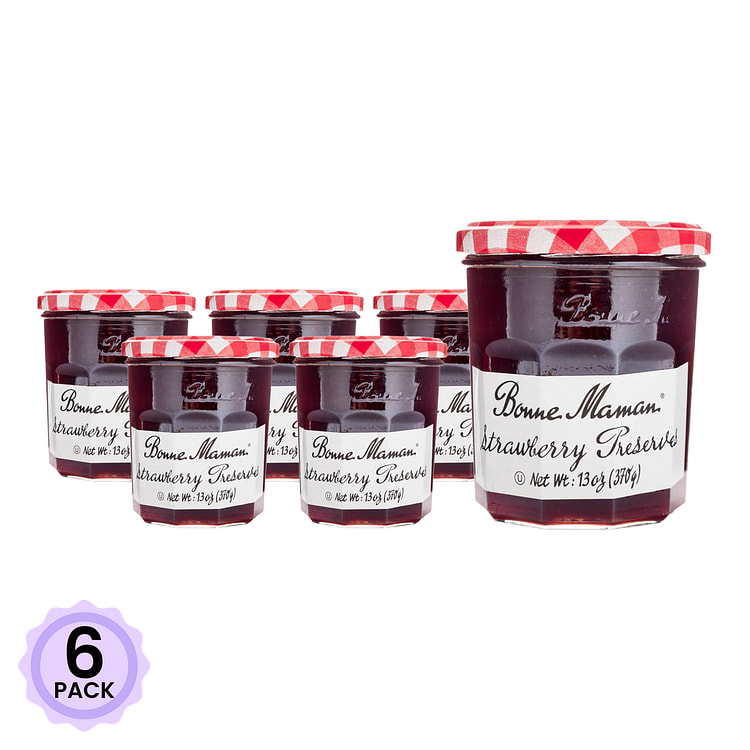 Bonne Mamman Strawberry Preserves 13 oz*6 pack