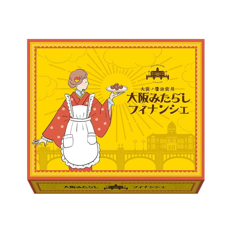Mitarai Financier Osaka Soy Sauce Dango 4 pcs 1 each
