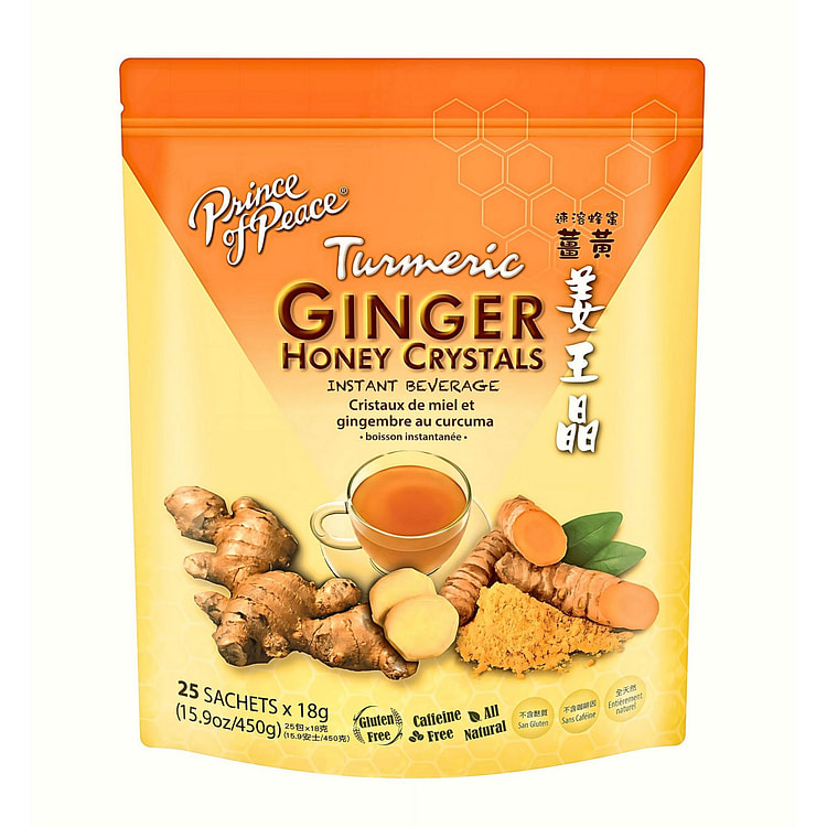 Prince of Peace Ginger Honey Turmeric Crystals450g 1 each