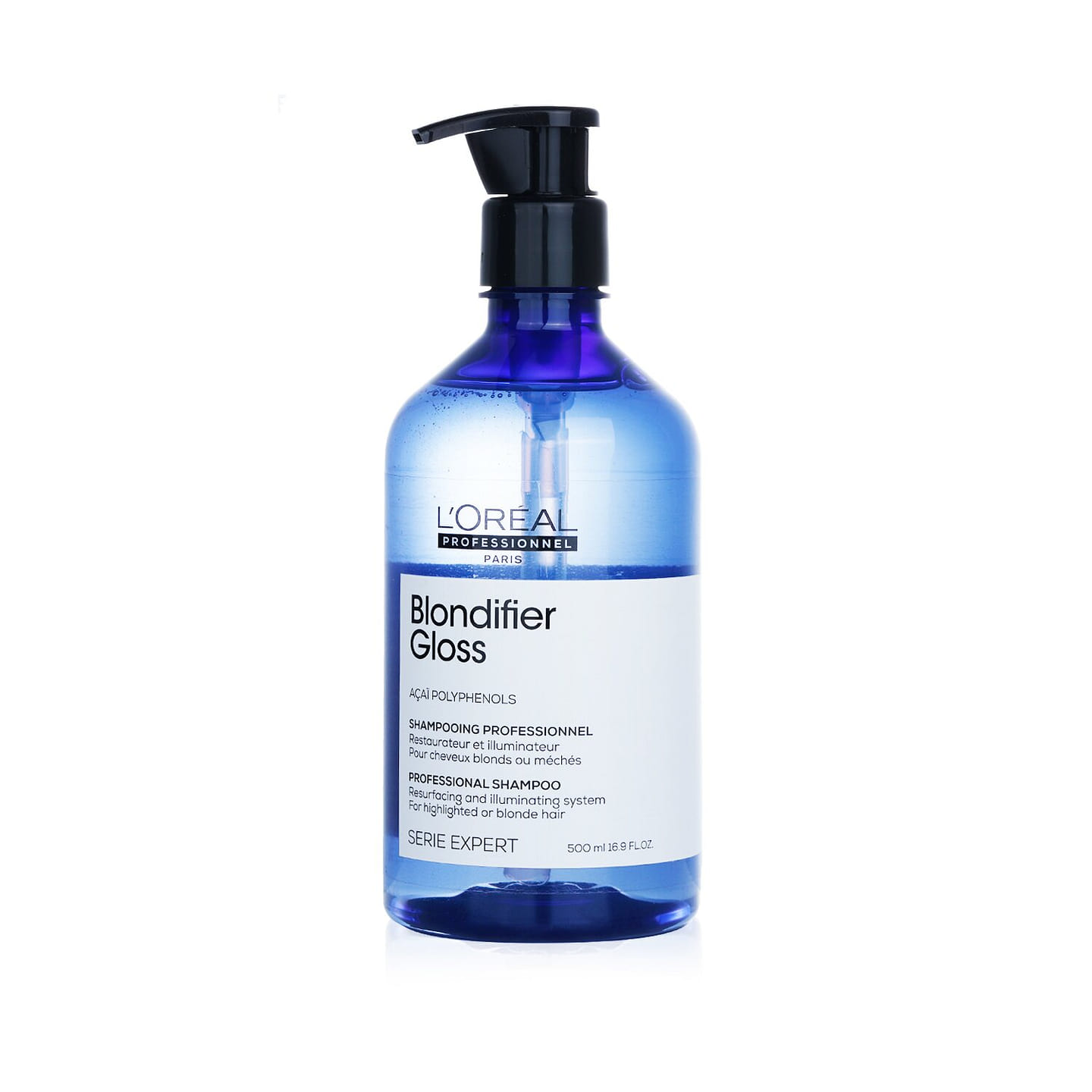L’Oreal Professionnel Serie Expert – Blondifier Gloss Acai Polyphenols Resurfacing and Illuminating System Shampoo (For Blonde Hair) 500ml/16.9oz 500 ml
