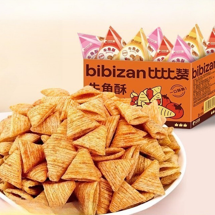 比比赞牛角酥尖角脆混合味 400g*1箱 400 克