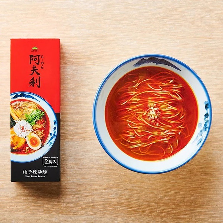 AFURI Yuzu Ratanmen(Spicy Ramen) 2 servings 1 box