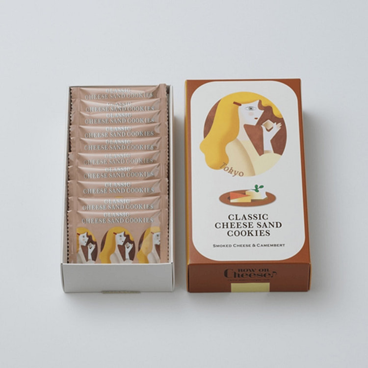 烟熏卡门贝尔芝士饼干 10枚装 1 盒
