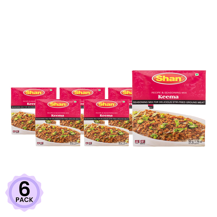 Shan 混合调味料(Keema) 1.75 盎司*6 包