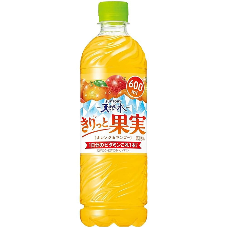 Suntory 三得利 橙橘芒果果汁天然水 600 毫升