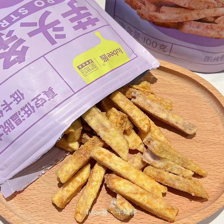 lubee Sauce Taro Strips Crispy dried Taro 100g*1 bag