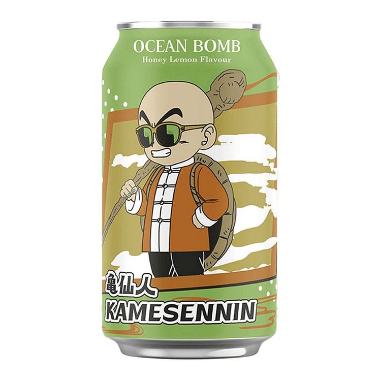 Ocean Bomb 龙珠系列 蜂蜜柠檬风味气泡水 330 毫升