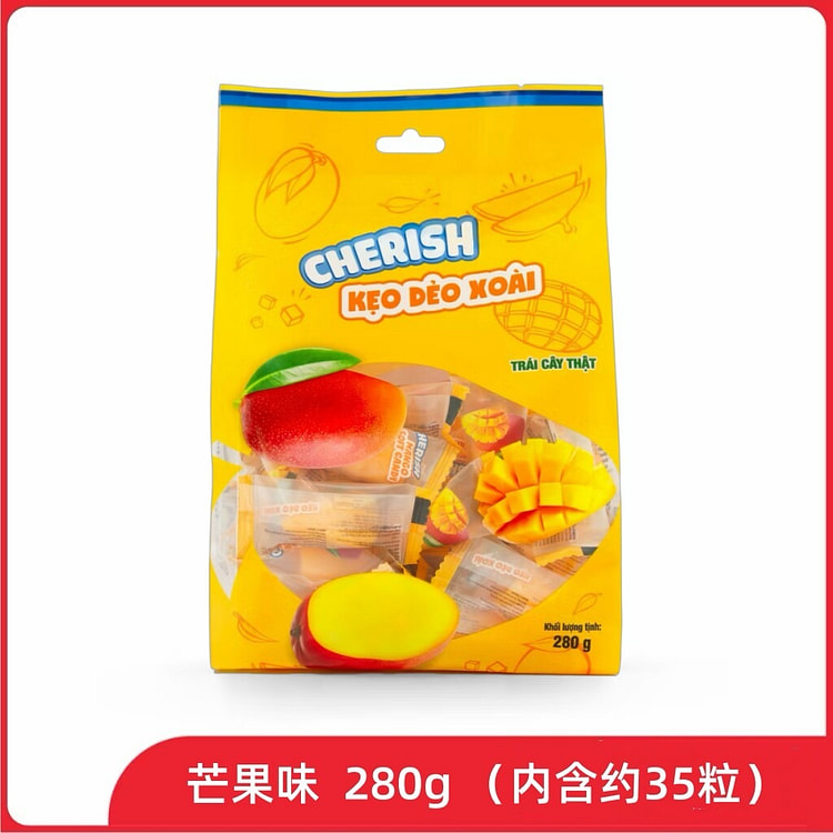 CHERISH Mango Flavored Gummies and Snacks 280 g