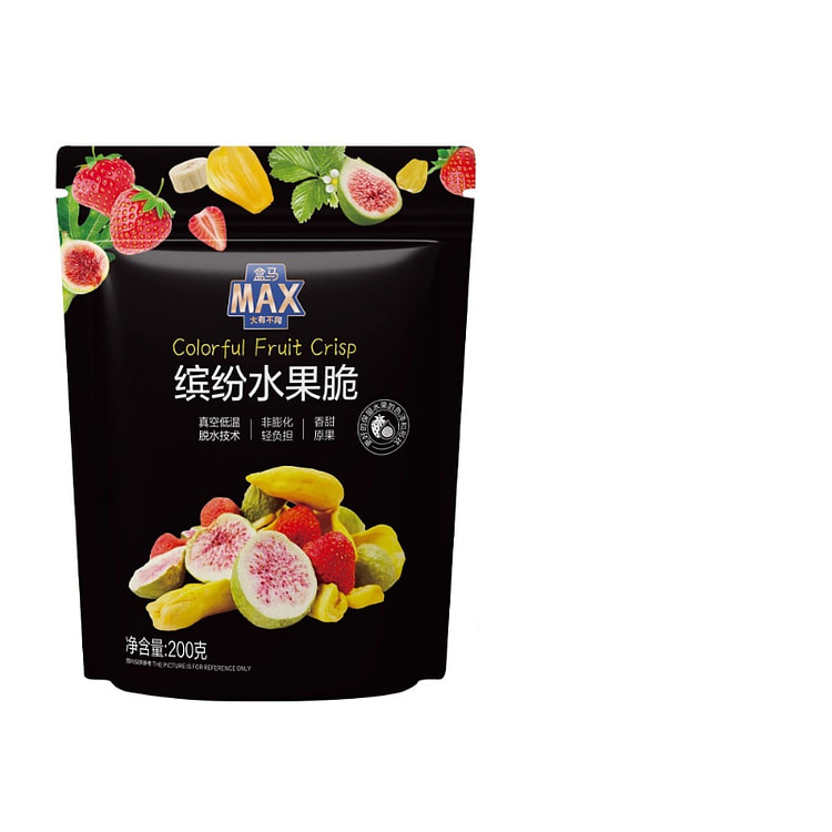 盒马缤纷水果脆水果干200g*1袋