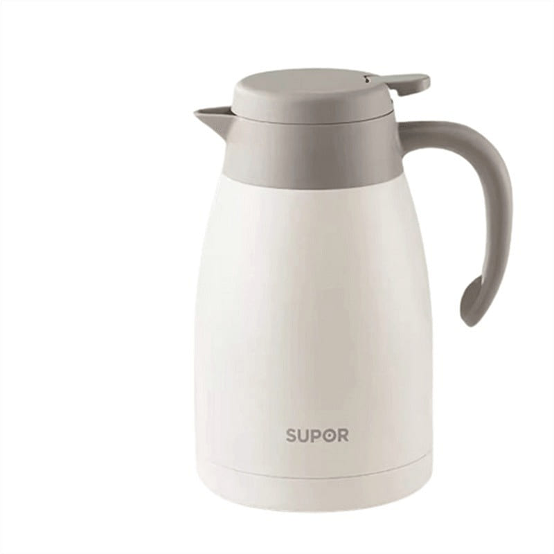 304 Stainless Steel Thermos Kettle 1.5L Oatmeal Wh 1 each