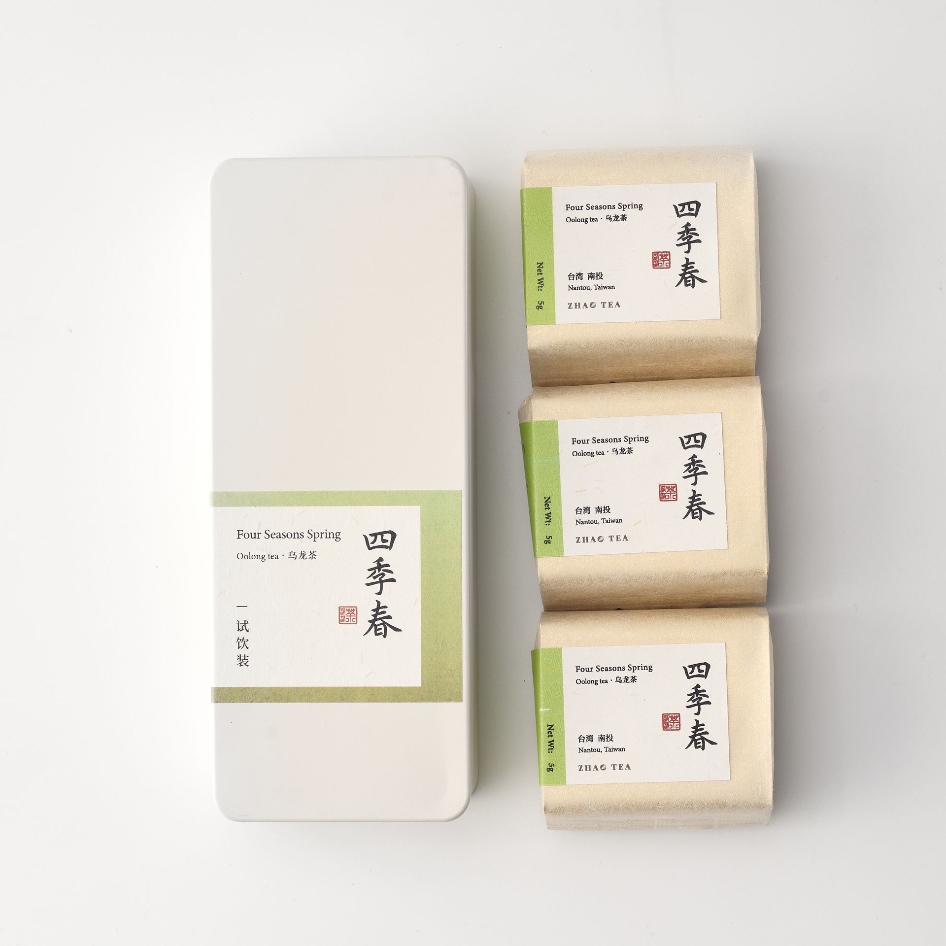 赵赵的茶乌龙茶台湾四季春台湾南投｜清花香扑鼻，绿茶鲜爽中，带清雅乌
