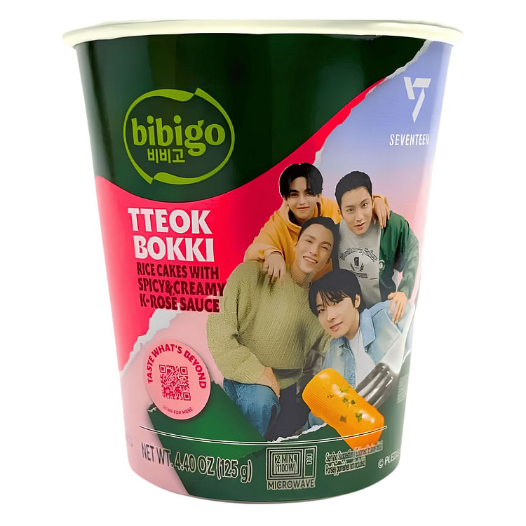 [BIBIGO] Tteokbokki Cup K-Rose Flavor - 4.4oz 1 each
