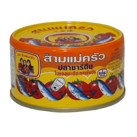 Three Lady Sadines In Tomato Sauce 190g 1 can