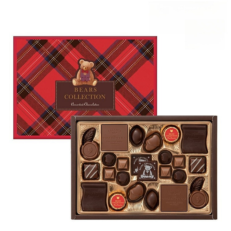 Valentine'sDay Bear Grid Chocolate Gift Box 26 Pcs
