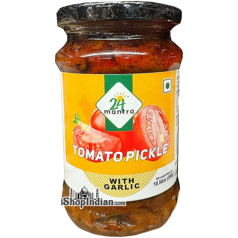 24 Mantra Tomato Pickle with Garlic, 10.58 oz 10.58 oz