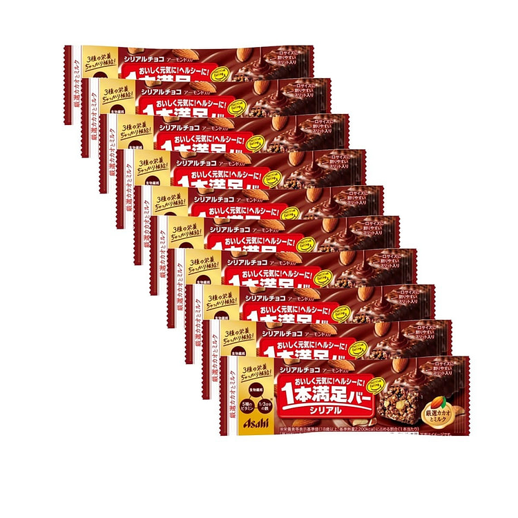 Asahi Cereal Bar 27g Almond Chocolate 10pcs