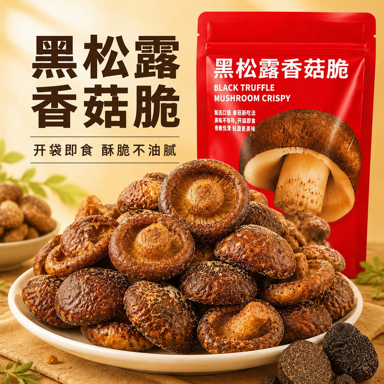 Maquis Black Truffle Shiitake Crisps 45g 45 g