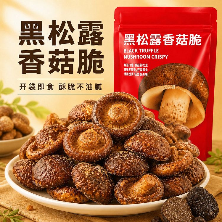Maquis Black Truffle Shiitake Crisps 45g 45 g