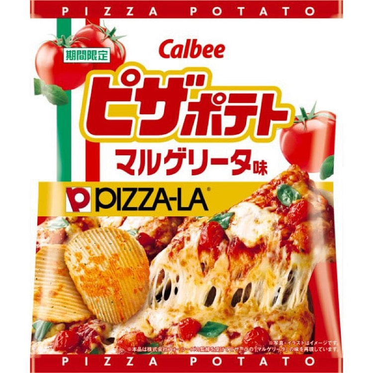 Calbee Pizza Potato Chips Margherita Flavor 55g 1 each