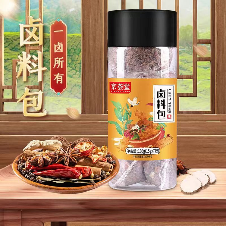 京荟堂 12味卤料包 105g*1罐 7包