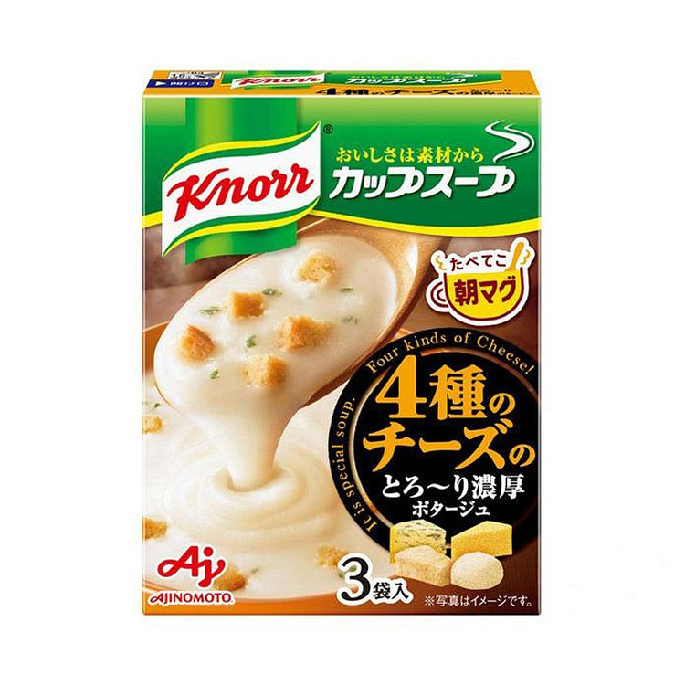 クノール カップスープ 4種のチーズのとろ〜り濃厚ポタージュ ( 3袋入 )